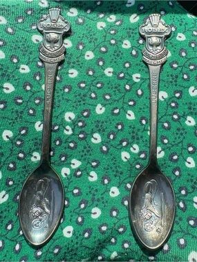 Rolex Branded Silver-Tone Collectible Spoons plus bonus items